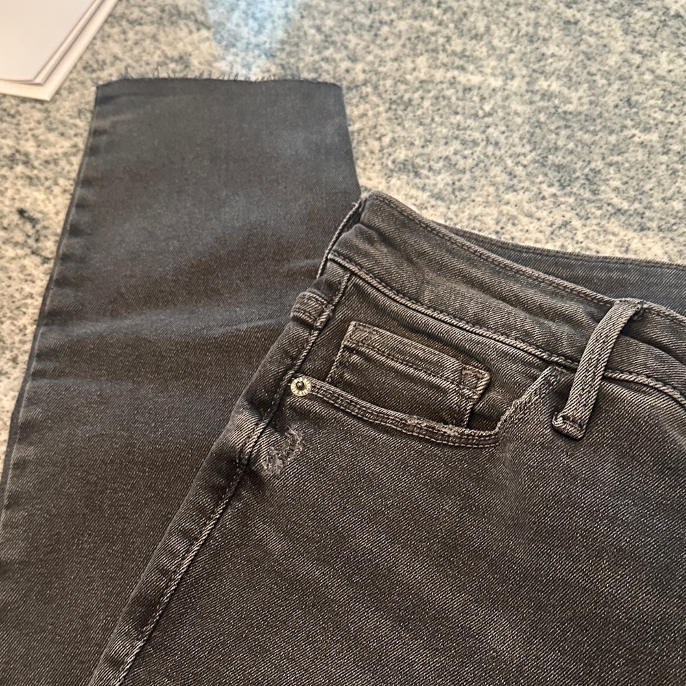 Old Navy Rockstar Extra High Rise Jeans - Dark Gray size 12 - Picture 5 of 10